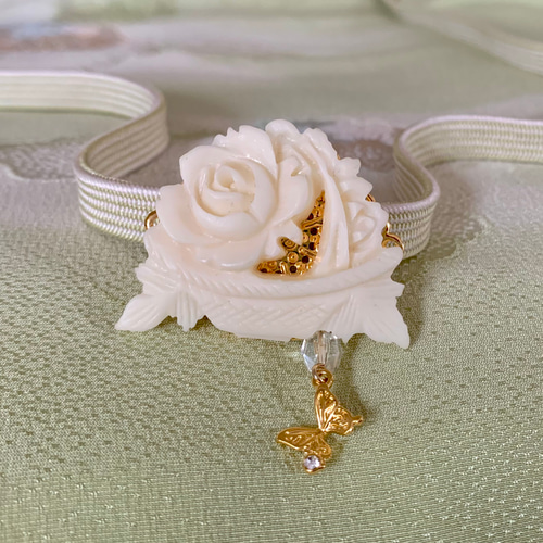 再販 帯留め＊花籠 帯留め キクモモ堂 通販 11890785｜Creema(クリーマ) 