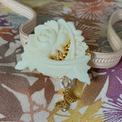 再販 帯留め＊花籠 帯留め キクモモ堂 通販 11890785｜Creema(クリーマ) 