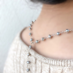 Creema Limited關注紀念珍珠項鍊銀 第4張的照片