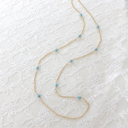 ラリマーロングネックレス 数量限定 ネックレス・ペンダント Mizuki