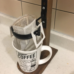 【一杯抽出型ドリップコーヒー対応】ドリッパースタンド 1枚目の画像