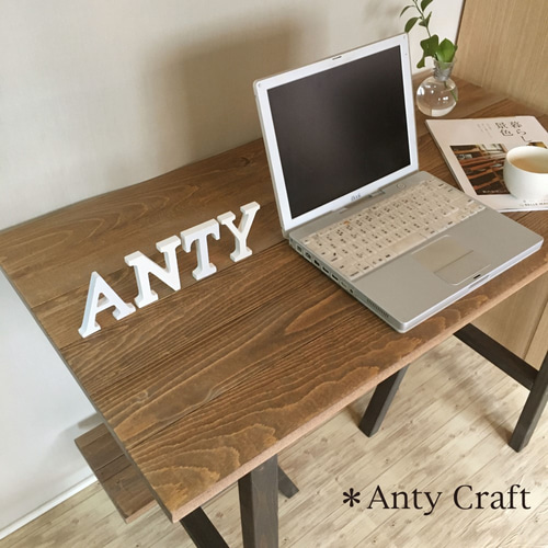 【引取可能】アトリエテーブル　幅100cm ウォルナット×チャコールブラック 引取可能】アトリエテーブル 幅100cm ウォルナット×チャコールブラック