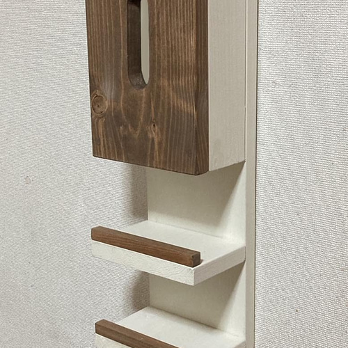 NEW】【引取可能】コンセント上のスマホ収納棚（ソフトパック専用