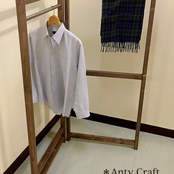 サイズオーダー可】【引取可能】無垢材 縦型のトイレ収納棚 目隠し扉付