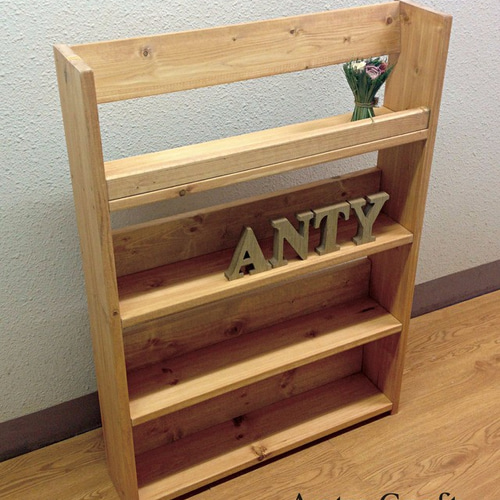 サイズオーダー可】【引取可能】文庫本 まんが本収納棚 飾り棚 幅64cm