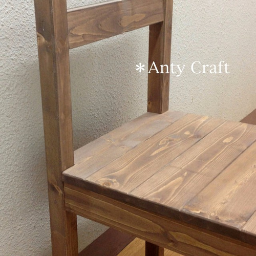 ハンドメイド 木製チェア 幅40cm UN/AW 完成品 サイズオーダー可】無垢材 ハンドメイド 木製チェア 幅40cm UN