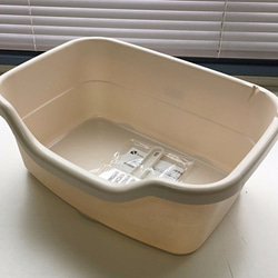 ネコ用木製トイレカバー（専用トイレ付）・木製猫ハウス・UN/Ｗ　完成品 4枚目の画像