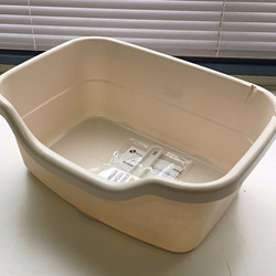 ネコ用木製トイレカバー（専用トイレ付）・木製猫ハウス・DP/Ｗ　完成品 6枚目の画像