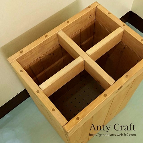 【サイズオーダー可】【引取可能】無垢材　アンティーク風傘立て UN/UN完成品 サイズオーダー可】【引取可能】無垢材 アンティーク風傘立て UN/UN