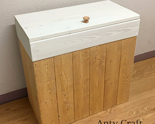 ハンドメイド、木製の家型ゴミ箱、ダスト収納BOX インテリア雑貨 楽天市場】キャスターボックス トール フタ付き 収納 ボックス