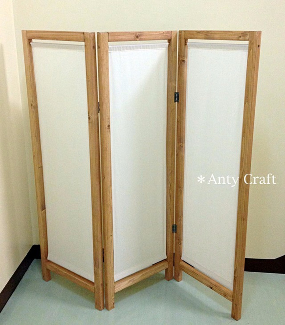 引取可能】木製パーティション 店舗什器 3面タイプ LO 幅45cm×3面 完成