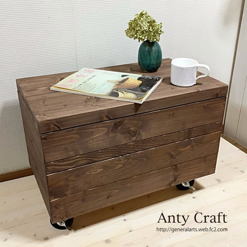 ころころキャスター付き ベンチ型 収納ボックス | OC Handmade
