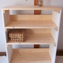 サイズオーダー可】【引取可能】3段収納棚 飾り棚 店舗什器 シェルフ