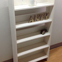 サイズオーダー可】【引取可能】7段飾り棚 CD収納棚 飾り棚 幅60cm UN