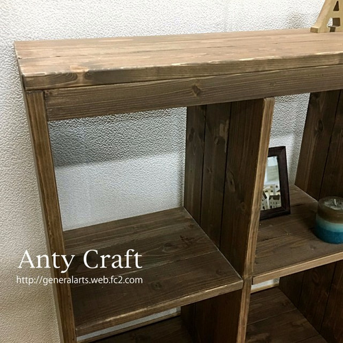 オープンラック 3列×2段の収納棚 本棚 飾り棚 間仕切り UN/UN 幅87cm  