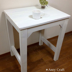 引取可能】作業台 キッチン台 PC台 ミシン台 幅90cm UN/W 完成品 机