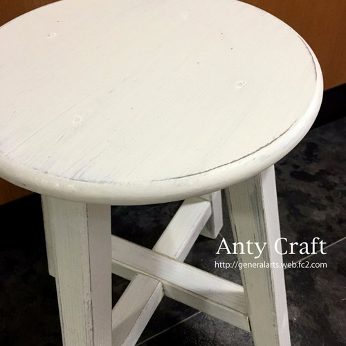 サイズオーダー可】【引取可能】無垢材 ハンドメイド 木製スツール AW