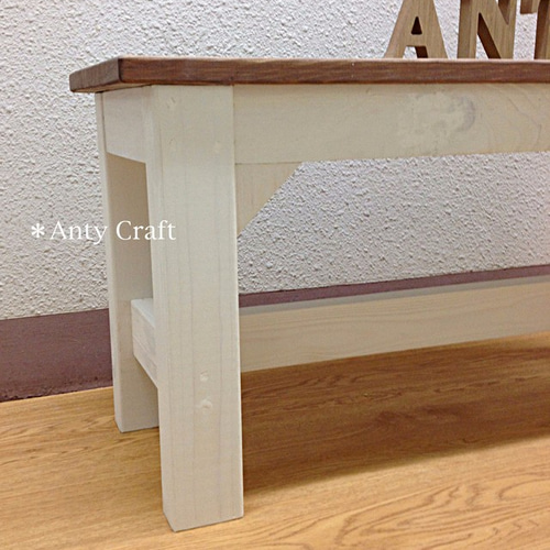 サイズオーダー可】【引取可能】無垢材 ハンドメイド 木製ベンチチェア
