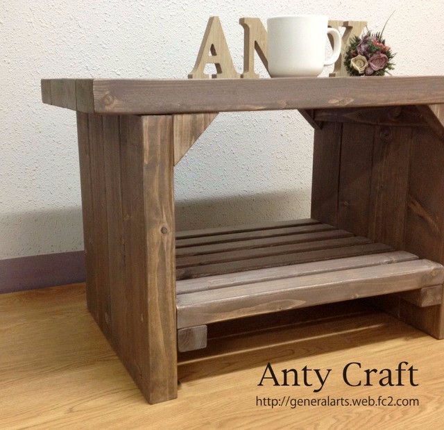 【サイズオーダー可】【引取可能】無垢材 TV台 ソファテーブル　幅60cm UN/UN 完成品