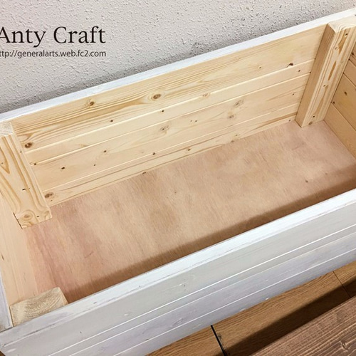 サイズオーダー可】【引取可能】無垢材 キャスター付おもちゃ収納 収納