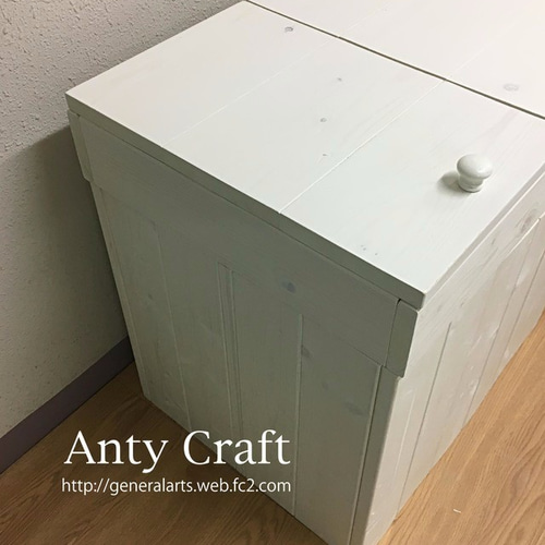 分別ゴミ箱 45L×2袋対応 ハンドメイド アンティーク風