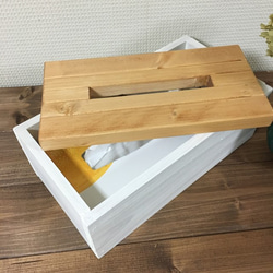 ティッシュBOX専用ケース LO/W 完成品 3枚目の画像