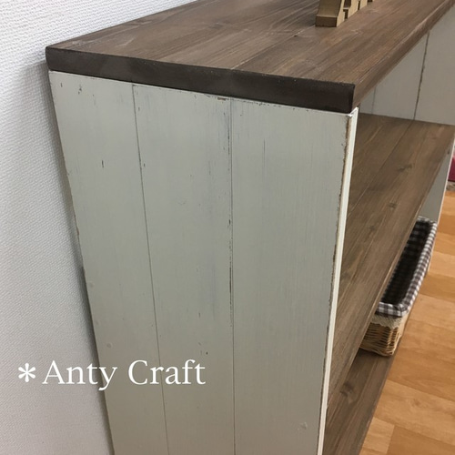 サイズオーダー可】【引取可能】2段収納棚 飾り棚 店舗什器 本棚 幅