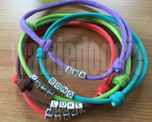 パラコード犬用ネームネックレス：サイズL ペット服・アクセサリー