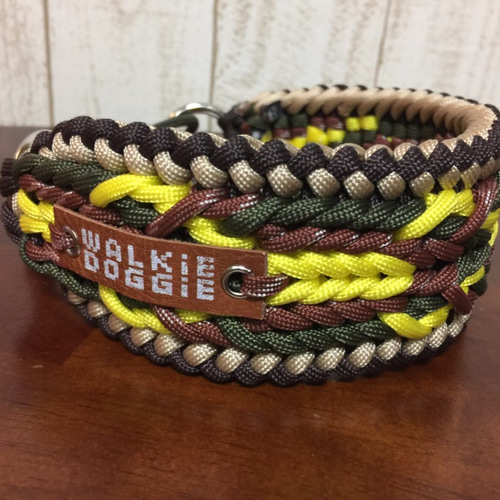 パラコード首輪❥太め❥ハーフチョーク　№034 小型犬用 パラコード ハーフチョークカラー（首輪） – BUDDY'S
