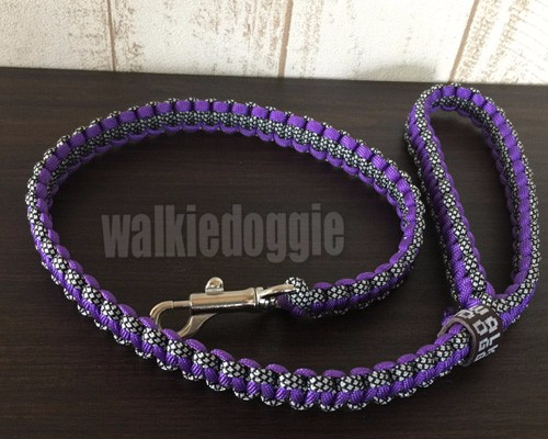 パラコード平編みショートリード#223 リード・首輪 Walkie Doggie