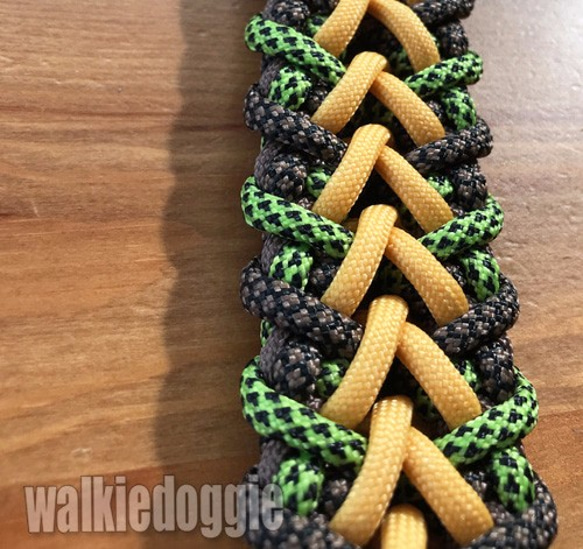 パラコード手編み首輪#444 小型犬〜超大型犬向き ハーフチョークマーティンゲール 人気・おすすめ｜使いやすい・旅行におすすめ 品質保証 全国発送 日本国内発送・最短翌日お届け