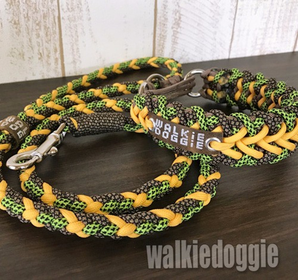 パラコード手編み首輪#444 小型犬〜超大型犬向き ハーフチョークマーティンゲール 人気・おすすめ｜使いやすい・旅行におすすめ 品質保証 全国発送 日本国内発送・最短翌日お届け