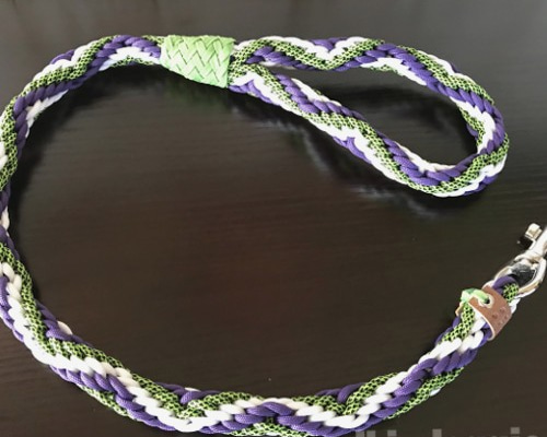 パラコード手編みリード#505 大型犬・超大型犬向き リード・首輪