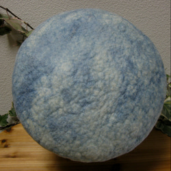 ベレー帽　藍生葉ブルー 1枚目の画像