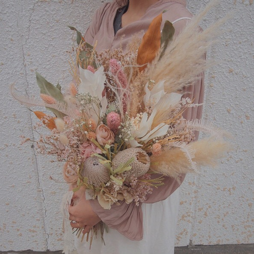 現品のみ> ドライフラワー アーティフィシャルフラワー プリザーブド