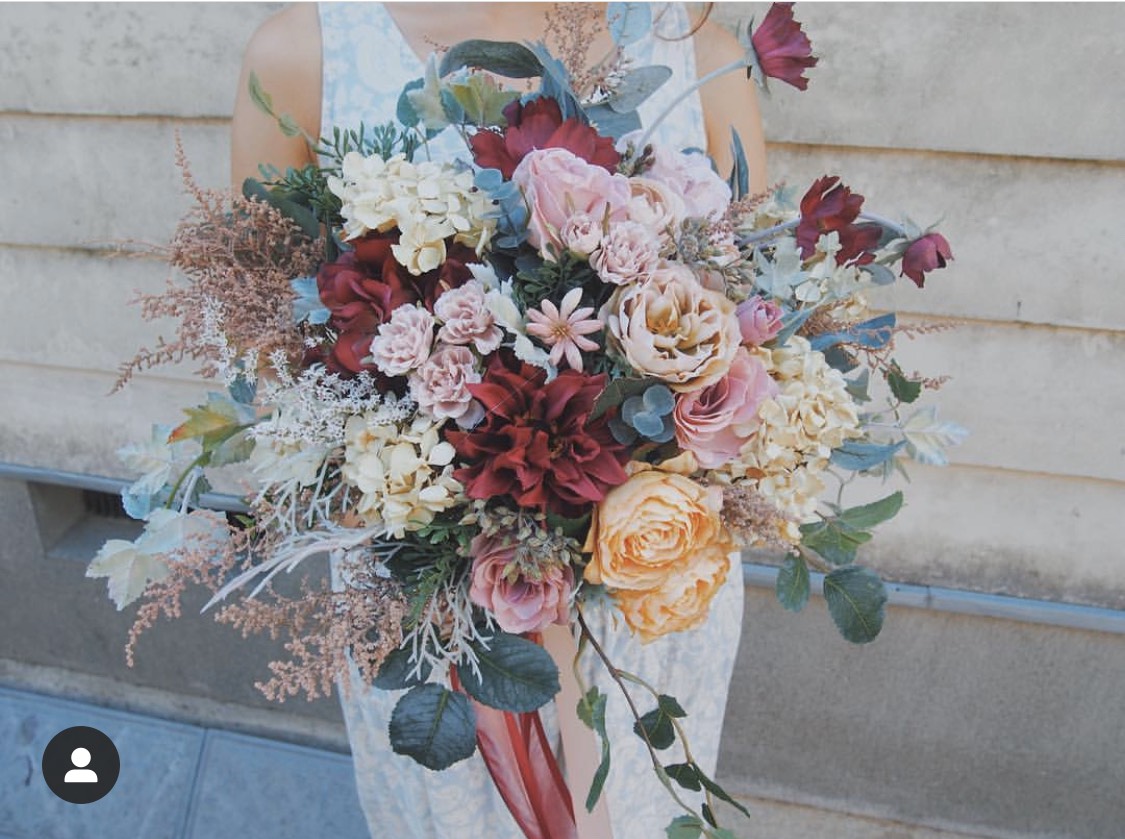 【オーダーメイド】ウェディングブーケ&ブートニアセット