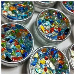 ⭐色細工シリーズ⭐琉球ガラスの小物入れmini 2枚目の画像