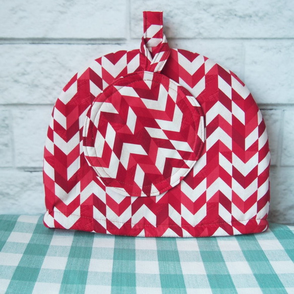 ティーコゼー 赤色系 2.1 ポットカバー・ティーコージー 雑貨屋