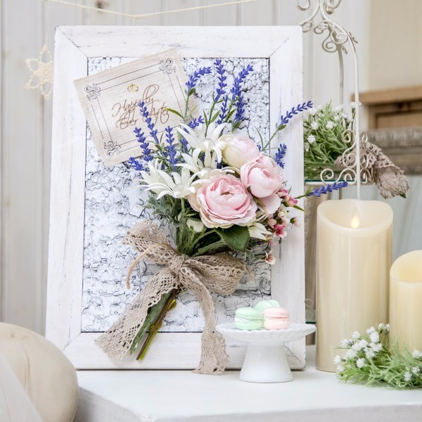 ナチュラルウェディングに！ウェルカムボード bunch of flowers 白樺ボード