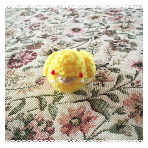 ルチノー☆セキセイインコ☆ハンドメイド 編みぐるみ あみぐるみ 