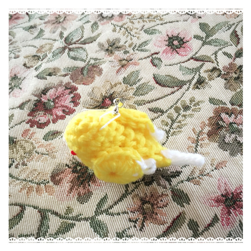ルチノー☆セキセイインコ☆ハンドメイド 編みぐるみ あみぐるみ 
