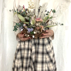 sweet Pastel basket 〜dry flower〜 6枚目の画像
