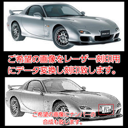 オーダーメイド受注 本革 ナンバープレートキーリング 3枚目の画像