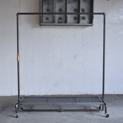 フック付 ガス管 パイプ ハンガー ラック インダストリアル アイアン