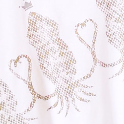 ◎海洋シリーズ◎深海の神秘☆ダイオウイカのTシャツ（ハンドプリント）(受注制作) 3枚目の画像