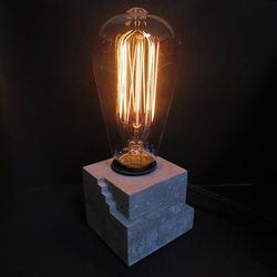 モルタルデスクランプ（エジソンランプ付き） スタンドライト