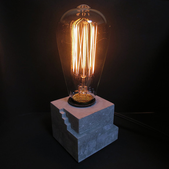 Zuiver ZUIVER モダン テーブルランプ コンクリート エジソンランプ