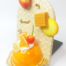 オレンジドームケーキのブックスタンド 1枚目の画像