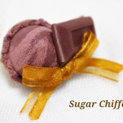 【送料無料】チョコレートとショコラアイスのブローチ♡ 2枚目の画像