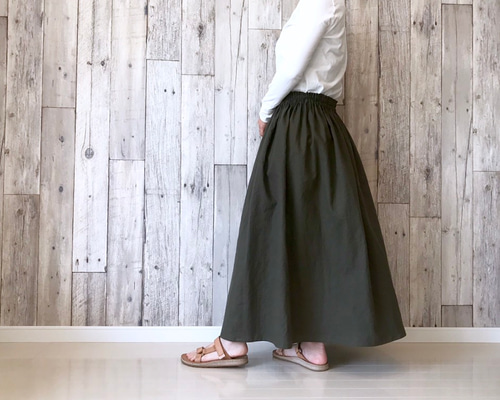 リネンギャザースカート｜nest Robe / CONFECT ONLINE SHOP